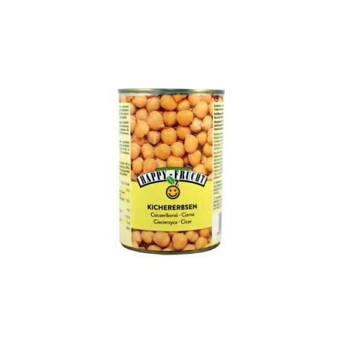 Happy-Frucht csicseriborsó konzerv, főtt 400g
