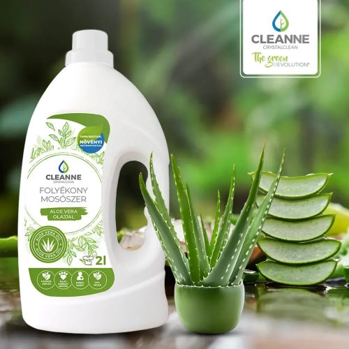 Cleanne Folyékony mosószer koncentrátum aloe vera illóolajjal 2000ml