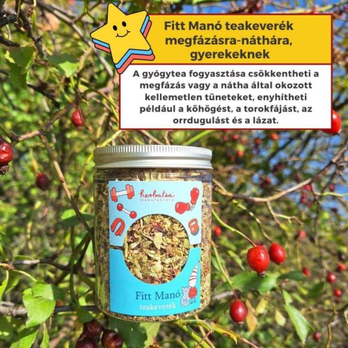 Herbatea Fitt manó immunerősítő teakeverék gyerekeknek 60g 